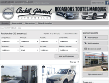 Tablet Screenshot of cachet-giraud.com